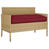 VidaXL Kissen weinrot 80 x 80 x 52 cm Oxford-Stoff