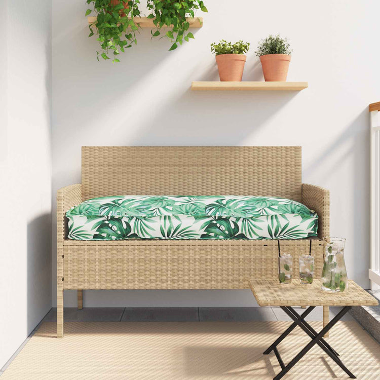 Vidaxxl Kissen Blatt Blattmuster 80 x 80 x 52 cm Oxford-Stoff