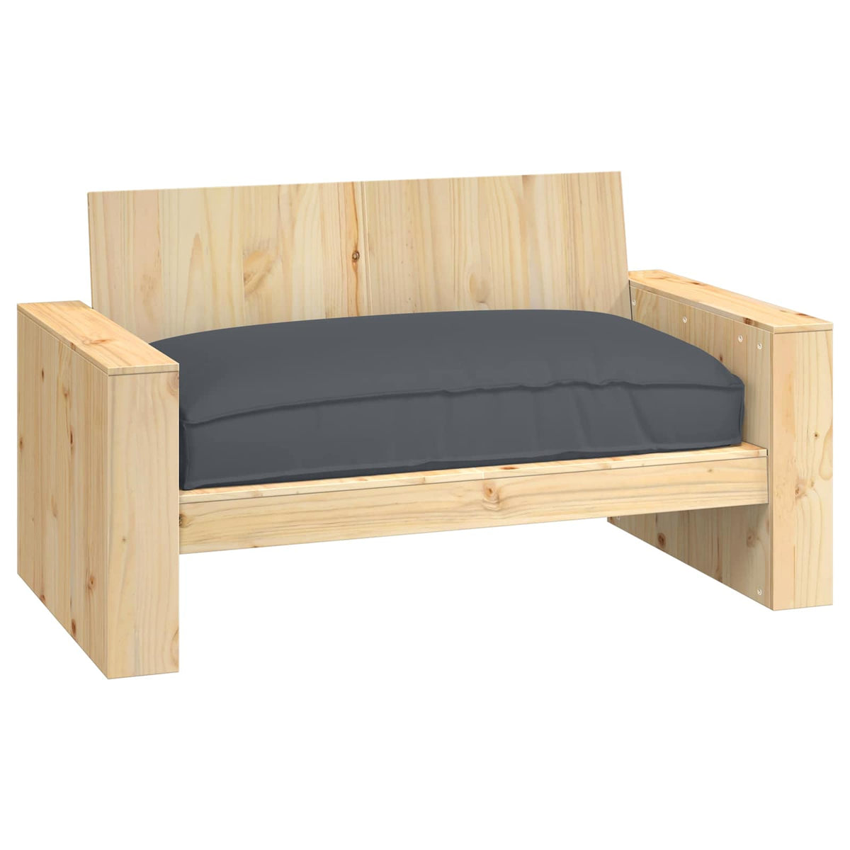 Vidaxl Kissen Anthrazit 120 x 80 x 12 cm Oxford-Stoff