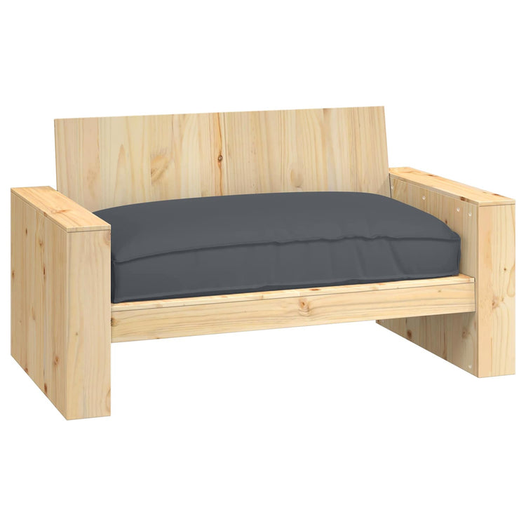 Vidaxl Kissen Anthrazit 120 x 80 x 12 cm Oxford-Stoff
