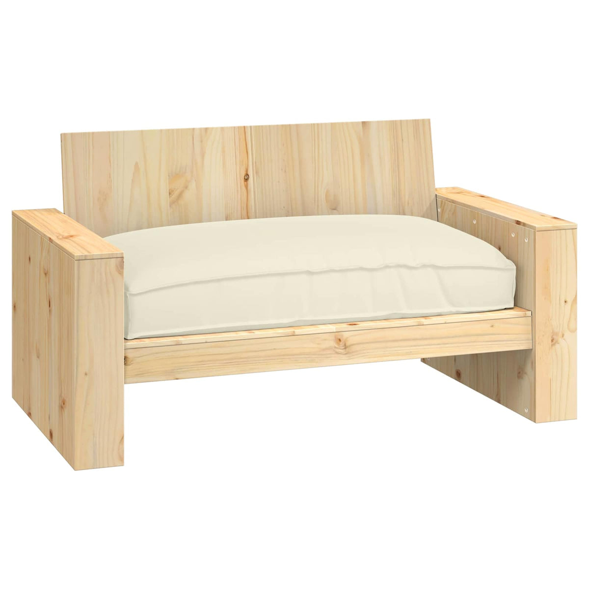 VidaXL Kissen Creme 120 x 80 x 12 cm Oxford-Stoff