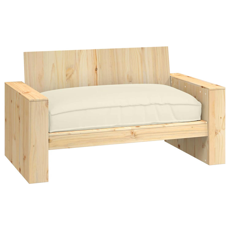 VidaXL Kissen Creme 120 x 80 x 12 cm Oxford-Stoff