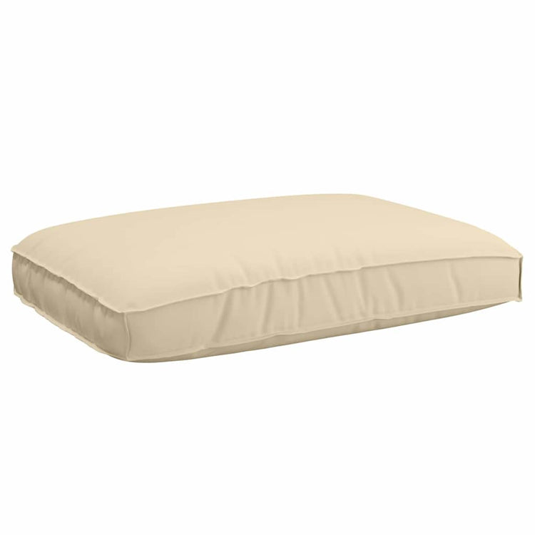 VidaXL Kissen Beige 120 x 80 x 12 cm Oxford-Stoff
