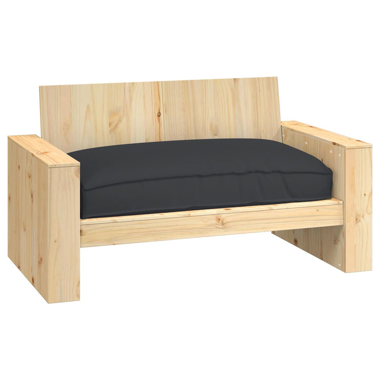 Vidaxx Kissen schwarz 120 x 80 x 12 cm Oxford-Stoff
