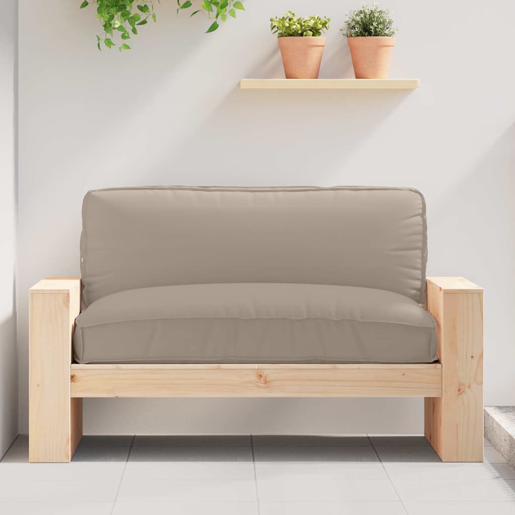 Vidaxx Kissen Taupe 120 x 80 x 12 cm Oxford-Stoff