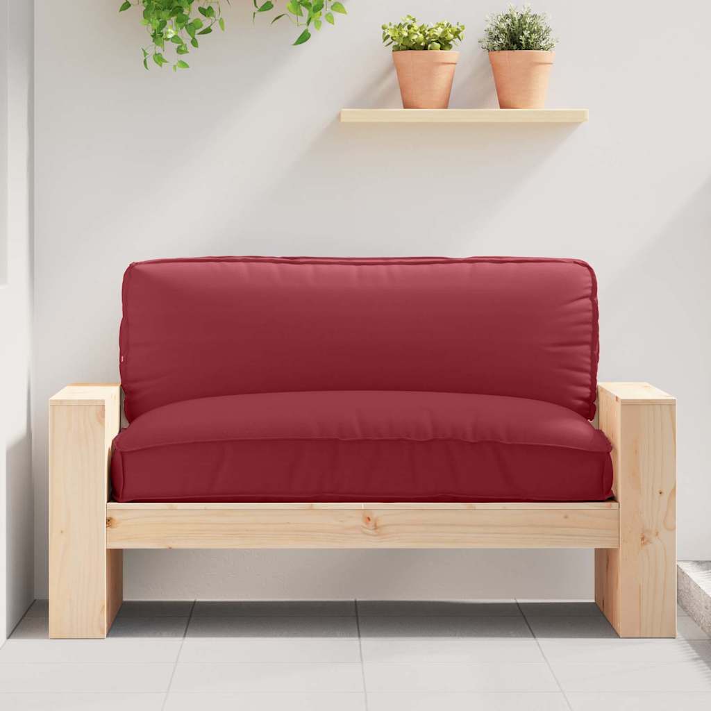 Vidaxxl Kissen weinrot 120 x 80 x 12 cm Oxford-Stoff