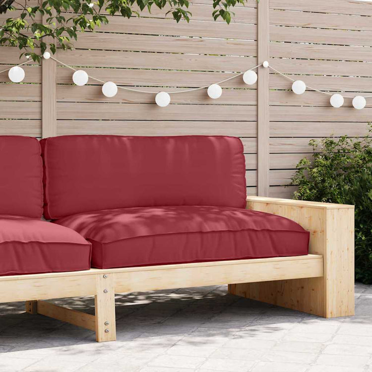 Vidaxxl Kissen weinrot 120 x 80 x 12 cm Oxford-Stoff