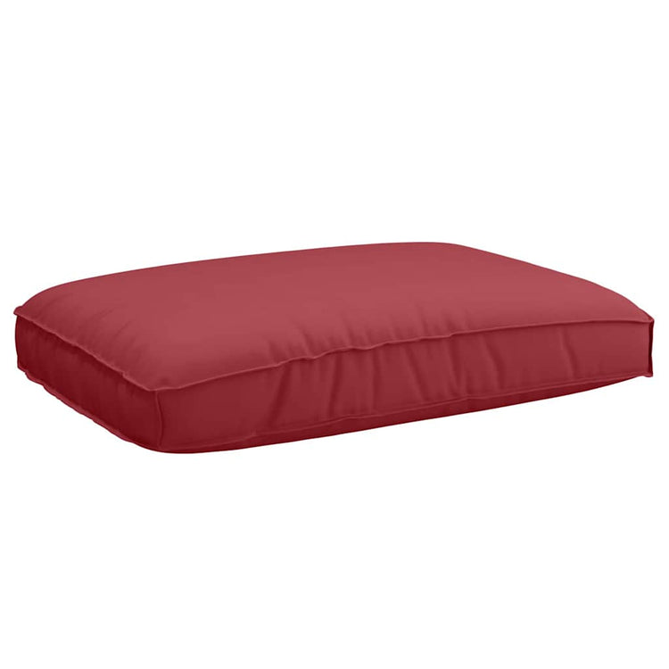 Vidaxxl Kissen weinrot 120 x 80 x 12 cm Oxford-Stoff