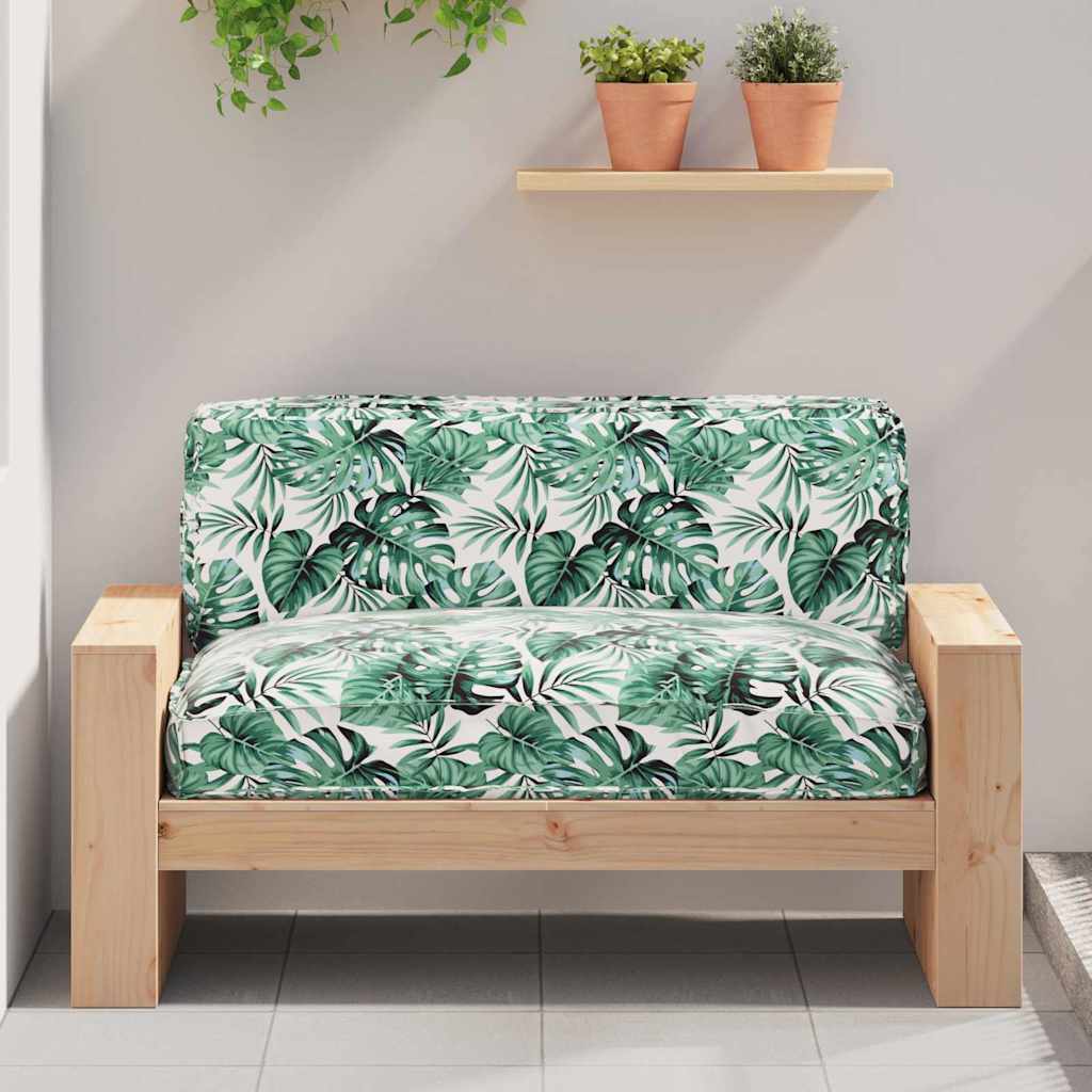 Vidaxxl Kissen Blatt Blattmuster 120 x 80 x 12 cm Oxford-Stoff