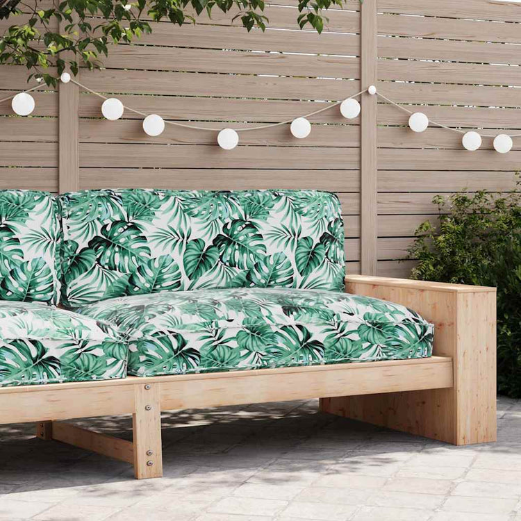 Vidaxxl Kissen Blatt Blattmuster 120 x 80 x 12 cm Oxford-Stoff