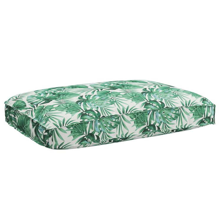 Vidaxxl Kissen Blatt Blattmuster 120 x 80 x 12 cm Oxford-Stoff