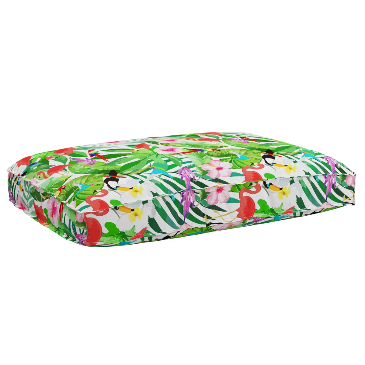 Vidaxx Kissen Blumen mehrfarbig 120 x 80 x 12 cm Oxford-Stoff