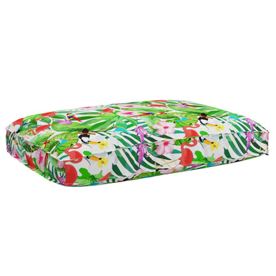 Vidaxx Kissen Blumen mehrfarbig 120 x 80 x 12 cm Oxford-Stoff