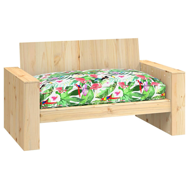 Vidaxx Kissen Blumen mehrfarbig 120 x 80 x 12 cm Oxford-Stoff