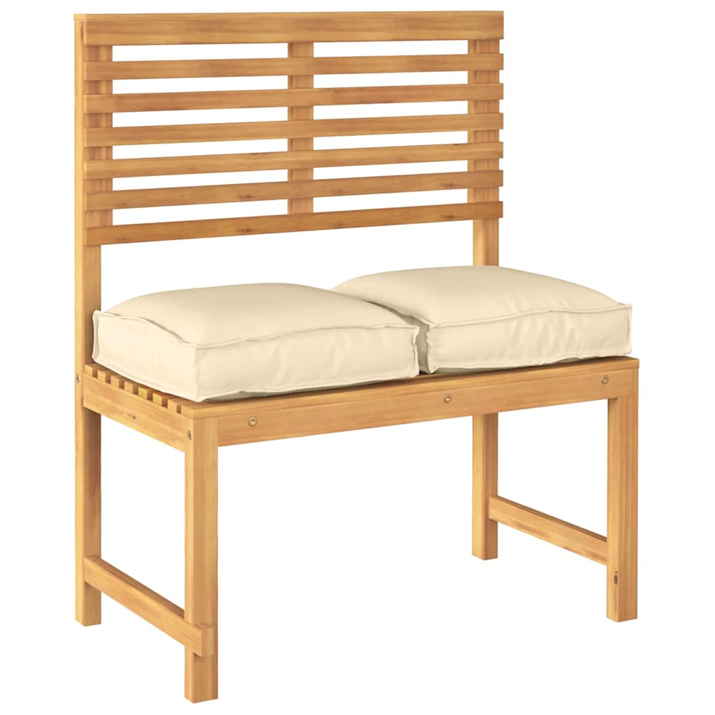 Vidaxl Kissen 2 Stück beige 40 x 40 x 8 cm Oxford-Stoff