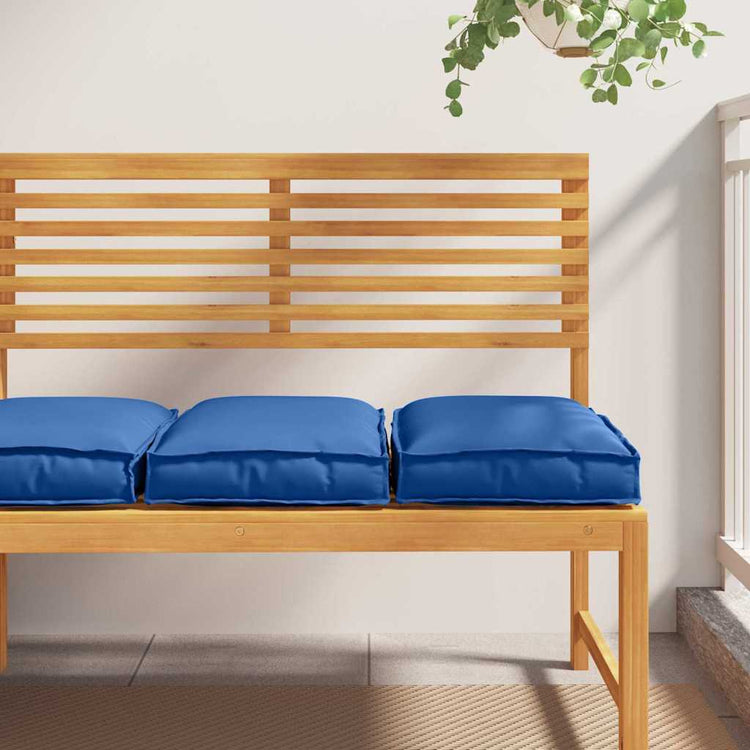 Vidaxxl Kissen 2 Stück Königsblau 40 x 40 x 8 cm Oxford-Stoff