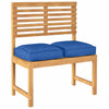 Vidaxxl Kissen 2 Stück Königsblau 40 x 40 x 8 cm Oxford-Stoff