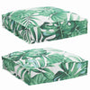 Vidaxl Kissenblatt 2 Stück Blattmuster 40 x 40 x 8 cm Oxford-Stoff