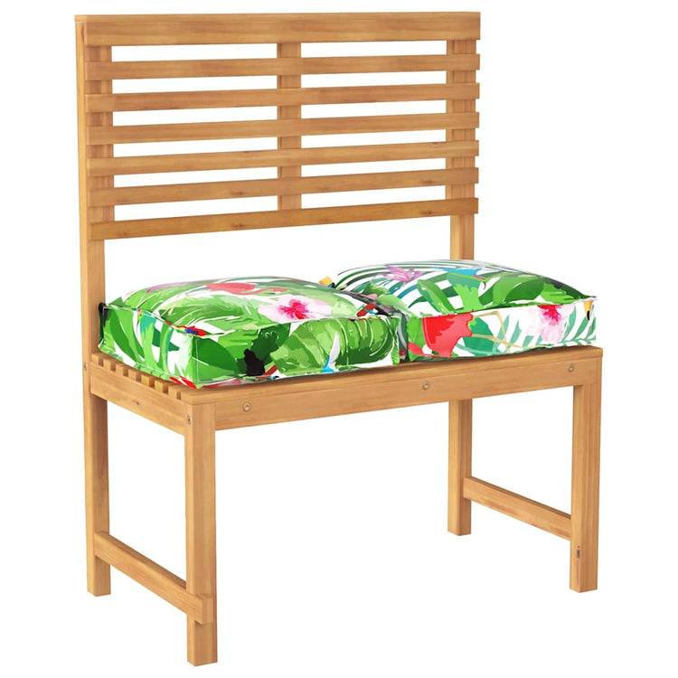 Vidaxx Kissen Blumen 2 Stück mehrfarbig 40 x 40 x 8 cm Oxford-Stoff