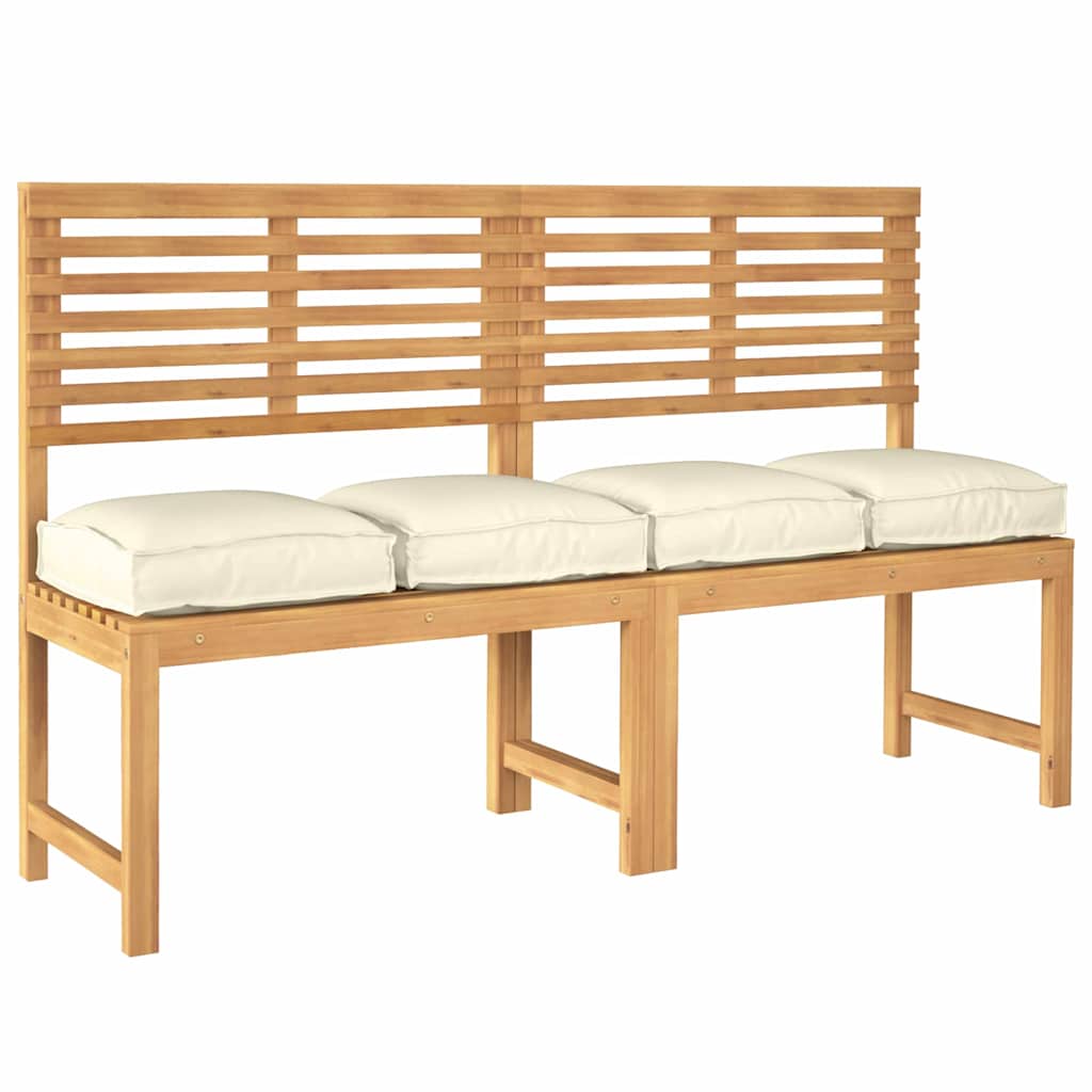 Vidaxl Kissen 4 Stück creme 40 x 40 x 8 cm Oxford-Stoff