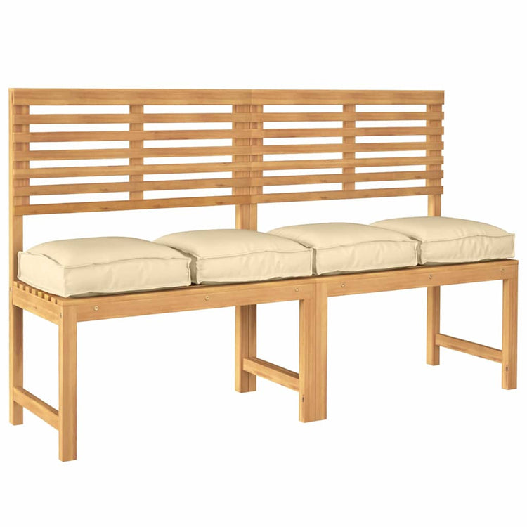 Vidaxl Kissen 4 Stück beige 40 x 40 x 8 cm Oxford-Stoff