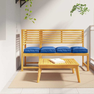 VidaXL Kissen 4 Stück Königsblau 40 x 40 x 8 cm Oxford-Stoff