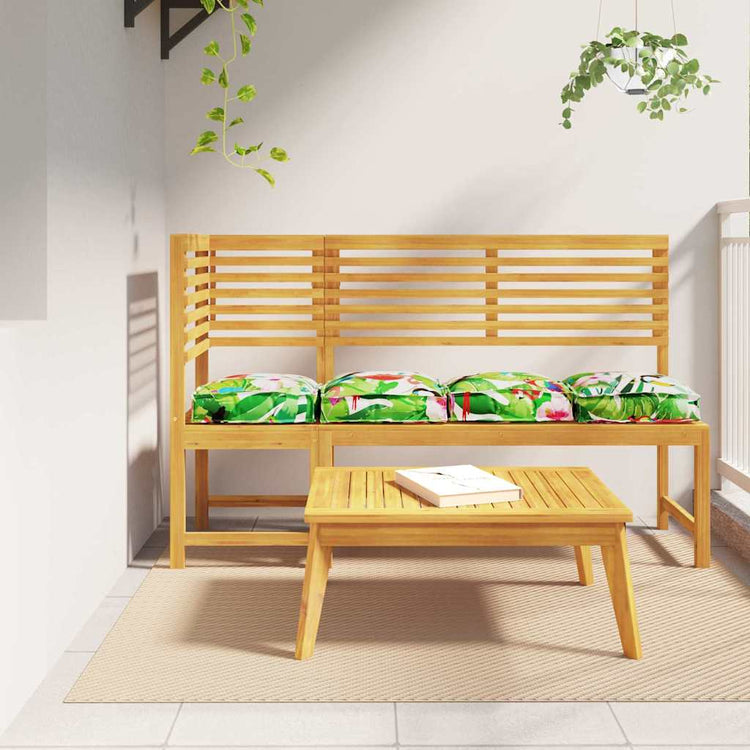 Vidaxx Kissen Blumen 4 Stück mehrfarbig 40 x 40 x 8 cm Oxford-Stoff