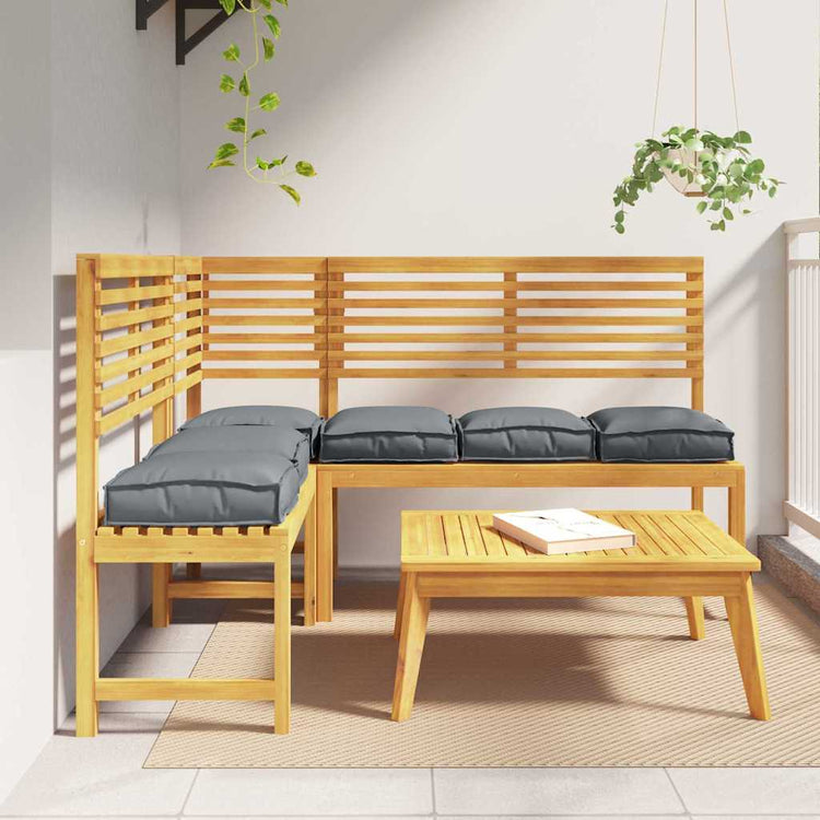 Vidaxxl Kissen 6 Stück Anthrazit 40 x 40 x 8 cm Oxford-Stoff