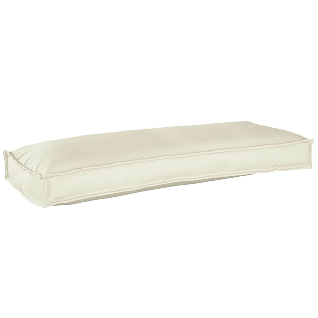Vidaxl Kissen Creme 100 x 40 x 8 cm Oxford-Stoff