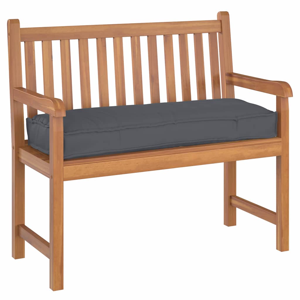 Vidaxl Kissen Anthrazit 110 x 40 x 8 cm Oxford-Stoff