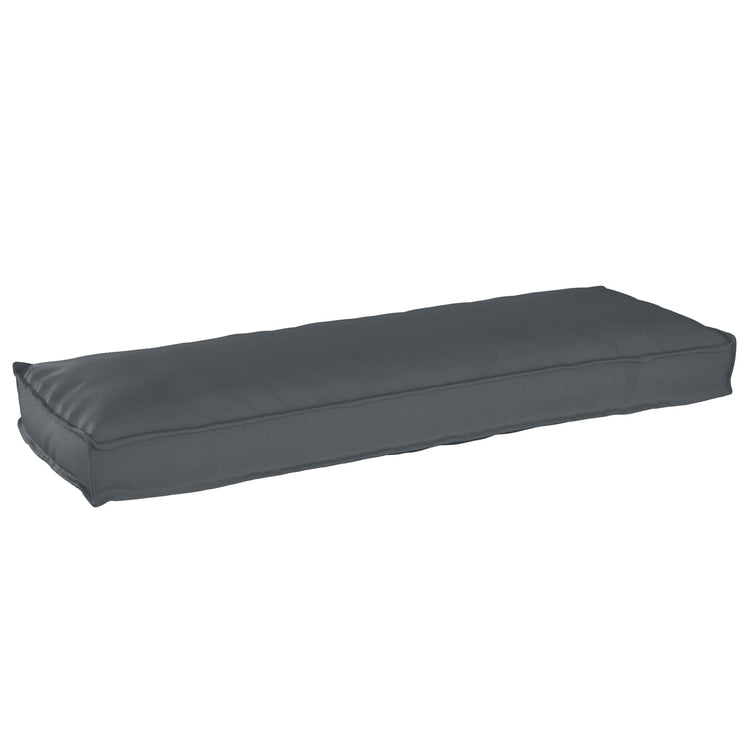 Vidaxl Kissen Anthrazit 120 x 40 x 8 cm Oxford-Stoff