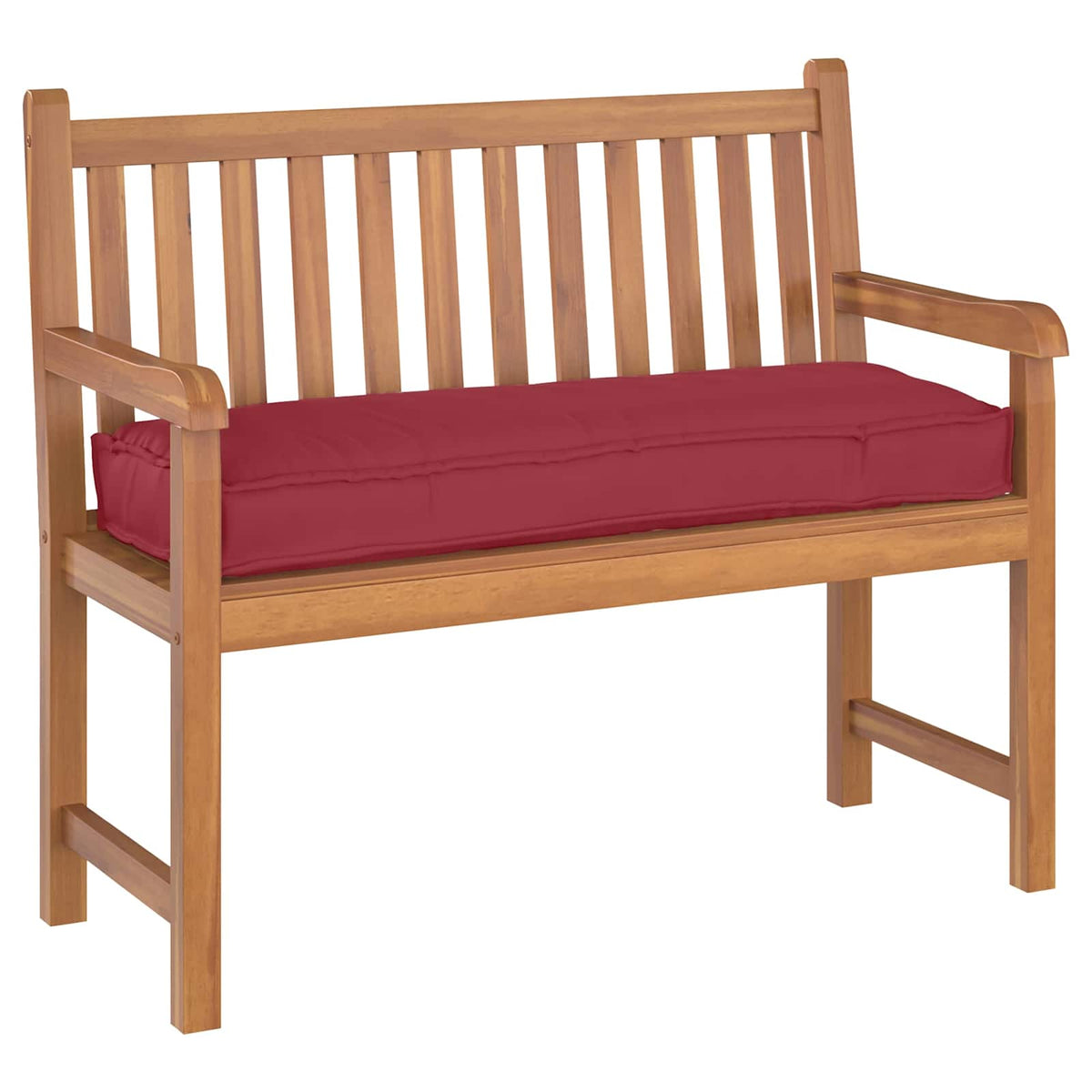 Vidaxxl Kissen weinrot 120 x 40 x 8 cm Oxford-Stoff