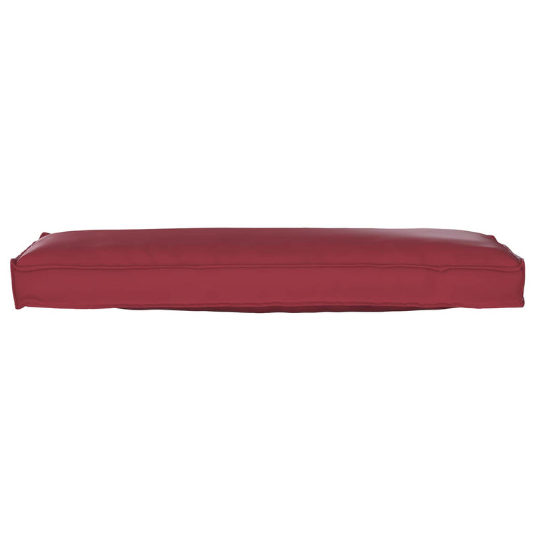 Vidaxxl Kissen weinrot 120 x 40 x 8 cm Oxford-Stoff