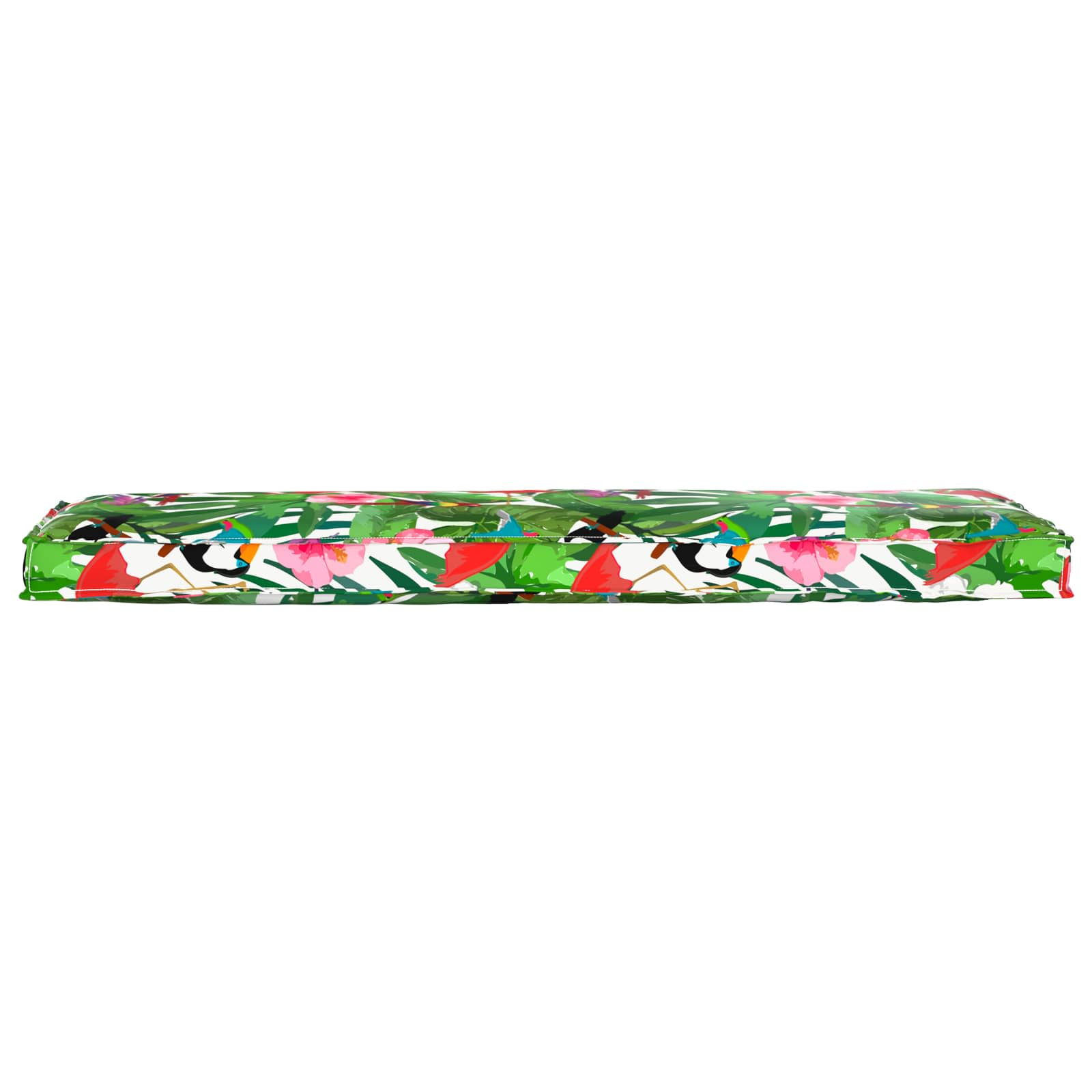 Vidaxx Kissen Blumen mehrfarbig 140 x 40 x 8 cm Oxford-Stoff