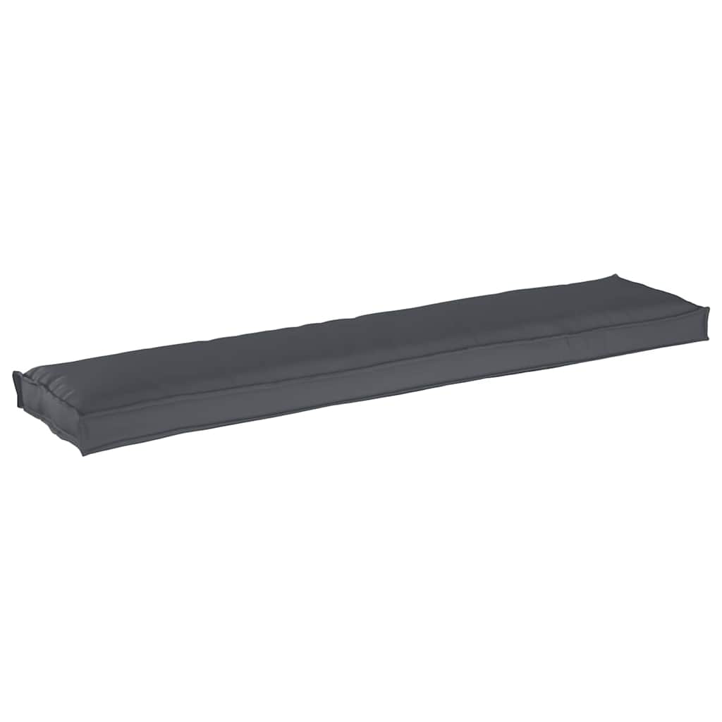 Vidaxl Palettenkissen Anthrazit 180 x 40 x 8 cm Oxford-Stoff