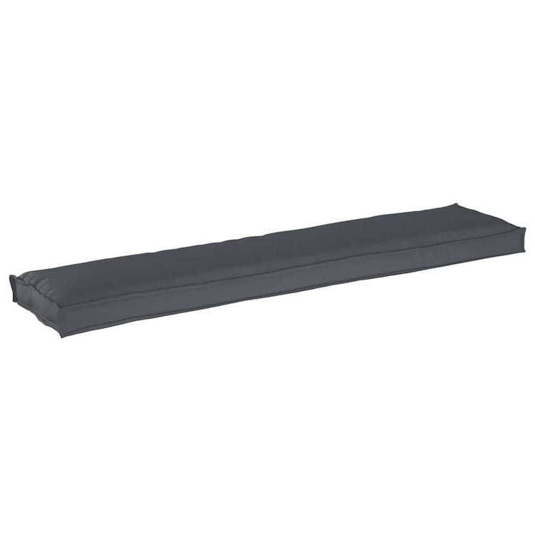 Vidaxl Palettenkissen Anthrazit 180 x 40 x 8 cm Oxford-Stoff