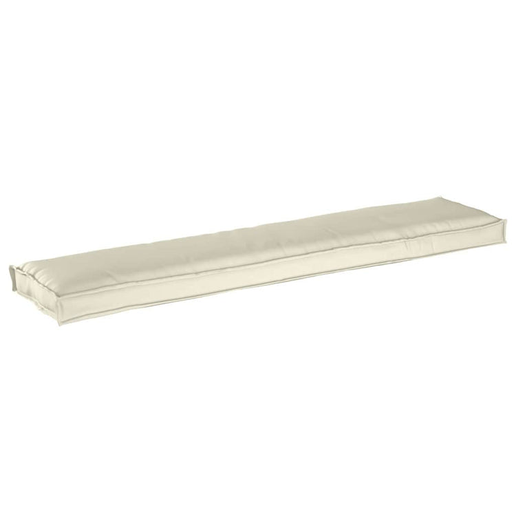 Vidaxl Palettenkissen Creme 180 x 40 x 8 cm Oxford-Stoff