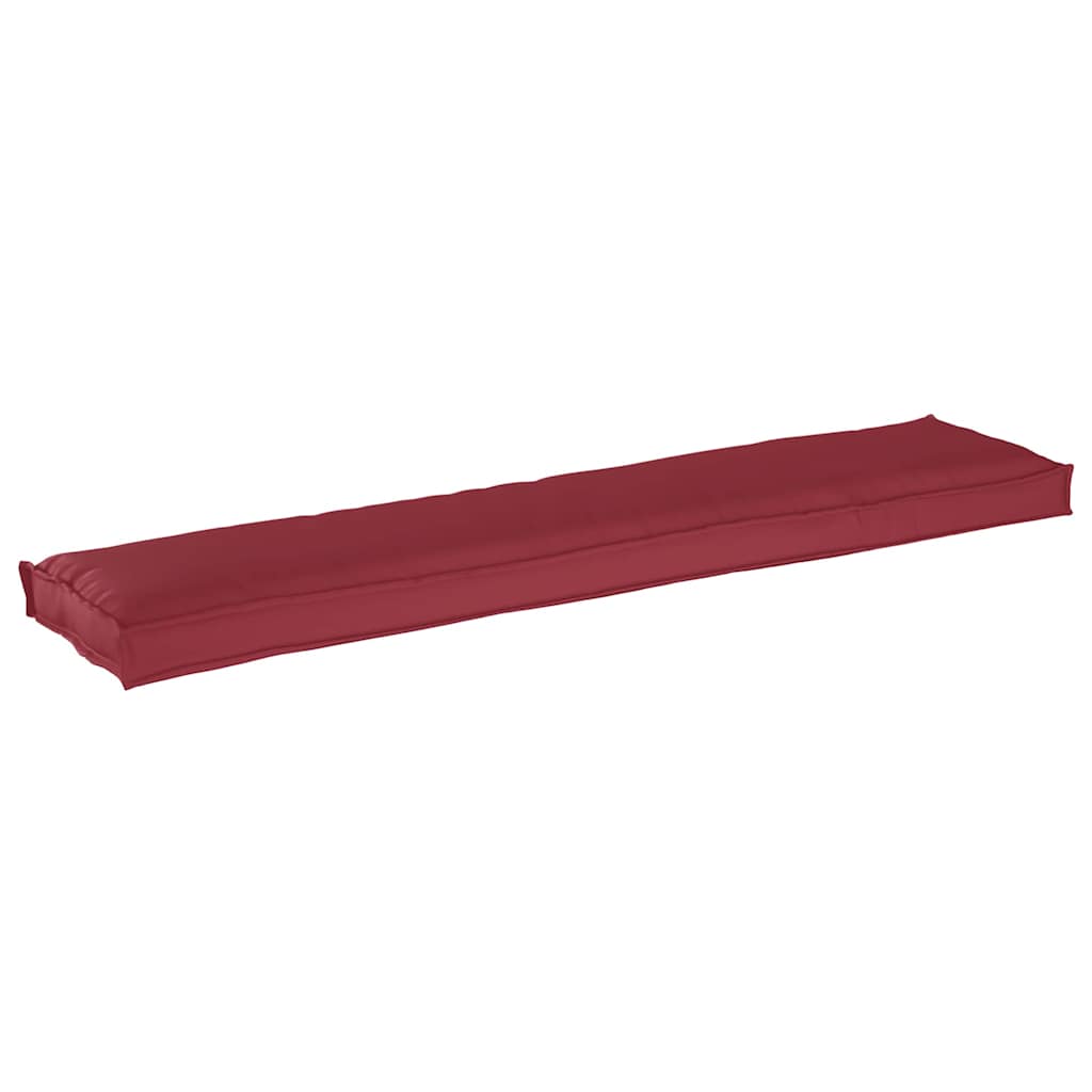 Vidaxx Palettenkissen weinrot 180 x 40 x 8 cm Oxford-Stoff
