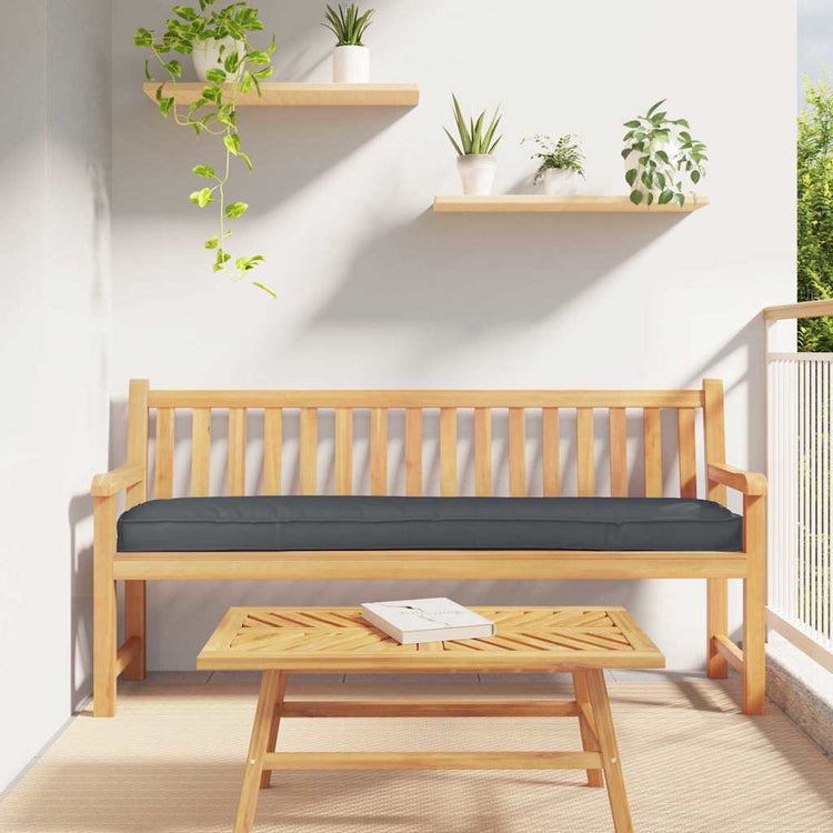 Vidaxl Palettenkissen Anthrazit 200 x 40 x 8 cm Oxford-Stoff