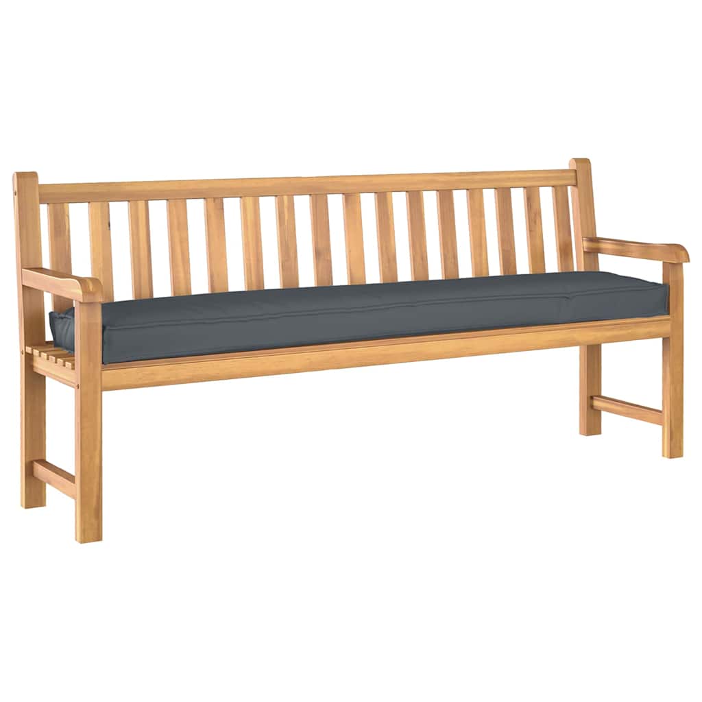 Vidaxl Palettenkissen Anthrazit 200 x 40 x 8 cm Oxford-Stoff