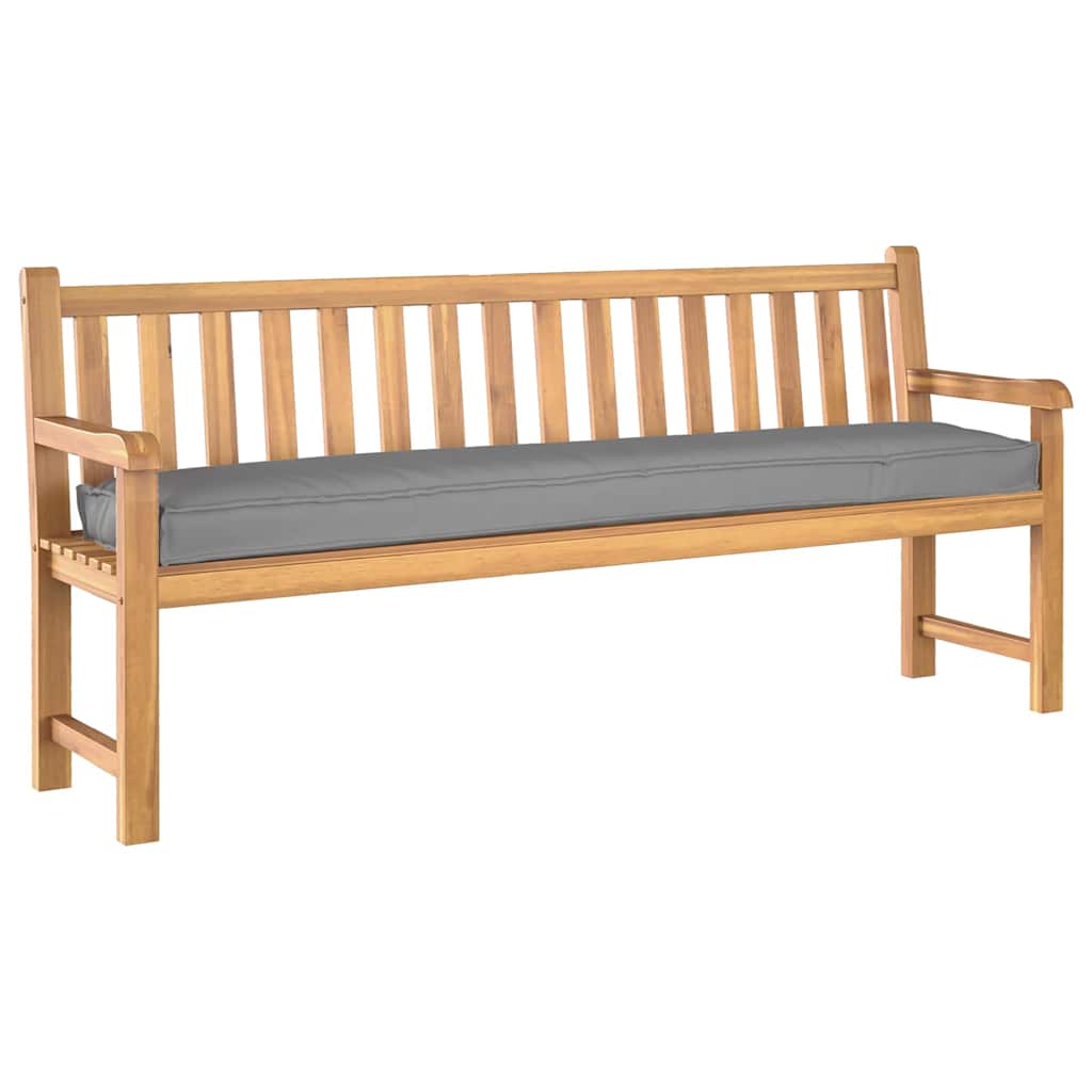 Vidaxl Palettenkissen grau 200 x 40 x 8 cm Oxford-Stoff