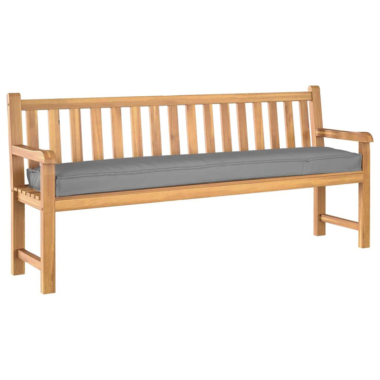 Vidaxl Palettenkissen grau 200 x 40 x 8 cm Oxford-Stoff