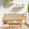 Vidaxl Palettenkissen Beige 200 x 40 x 8 cm Oxford-Stoff