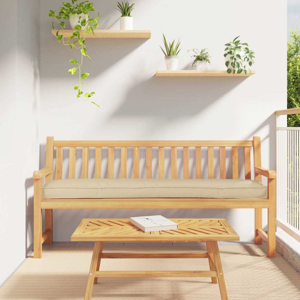 Vidaxl Palettenkissen Beige 200 x 40 x 8 cm Oxford-Stoff