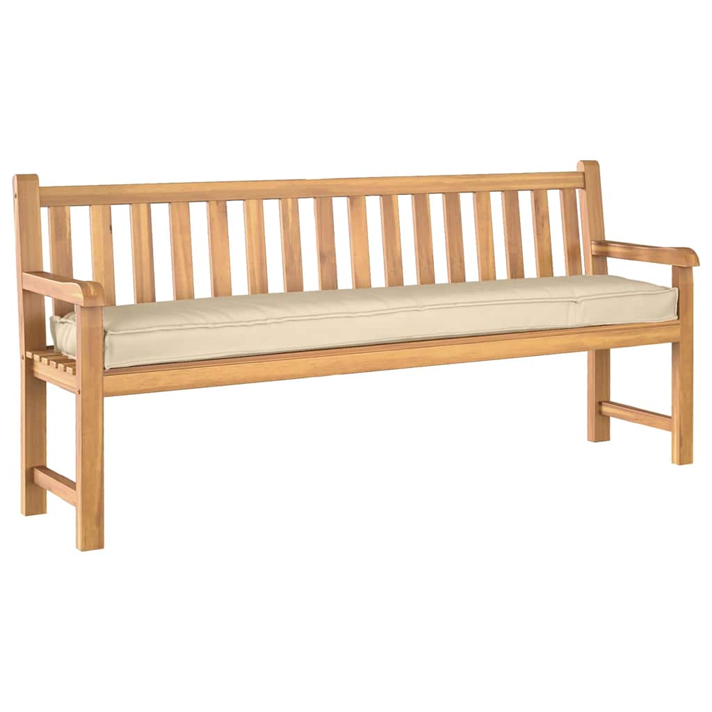 Vidaxl Palettenkissen Beige 200 x 40 x 8 cm Oxford-Stoff