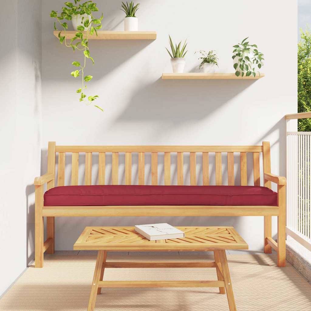 Vidaxx Palettenkissen weinrot 200 x 40 x 8 cm Oxford-Stoff