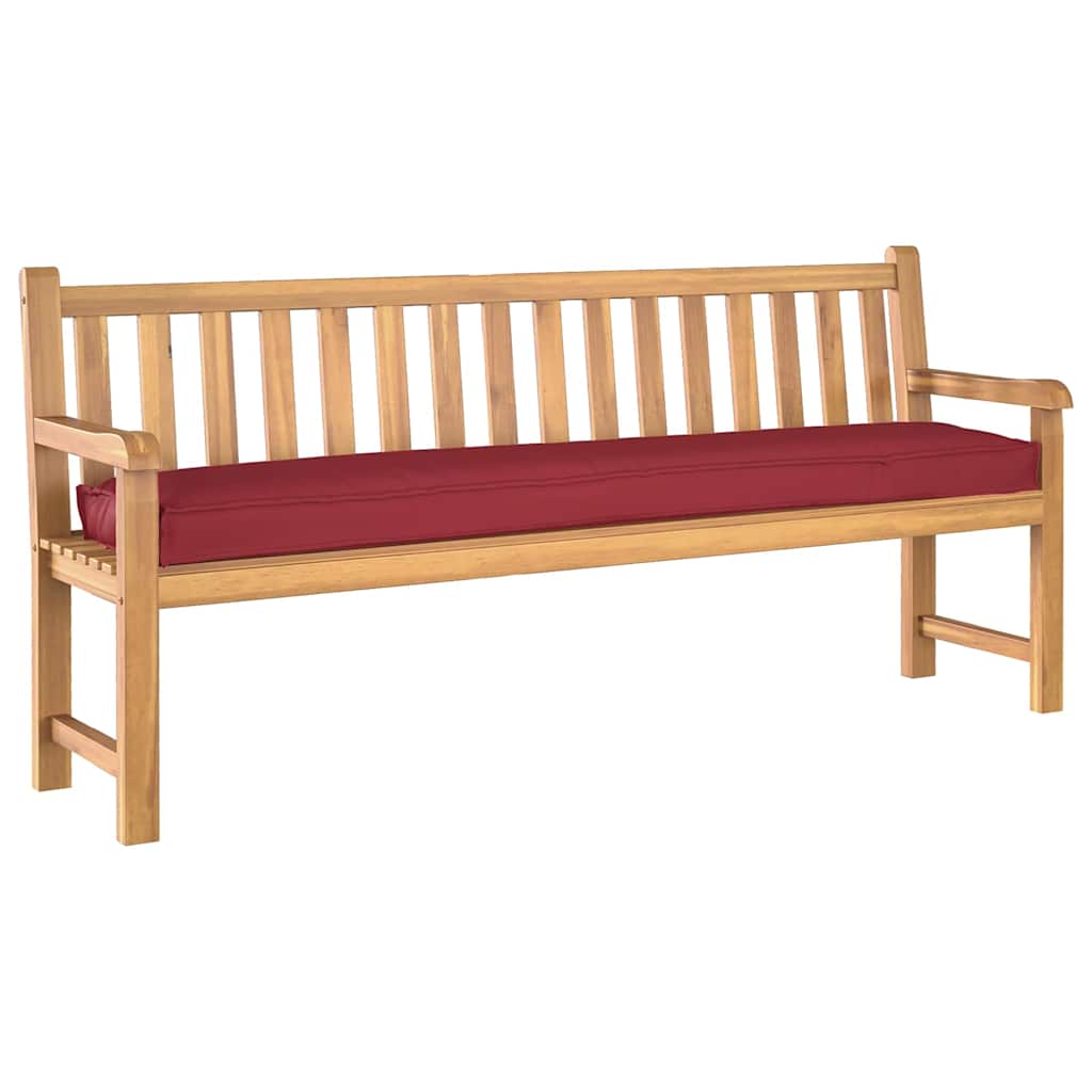 Vidaxx Palettenkissen weinrot 200 x 40 x 8 cm Oxford-Stoff