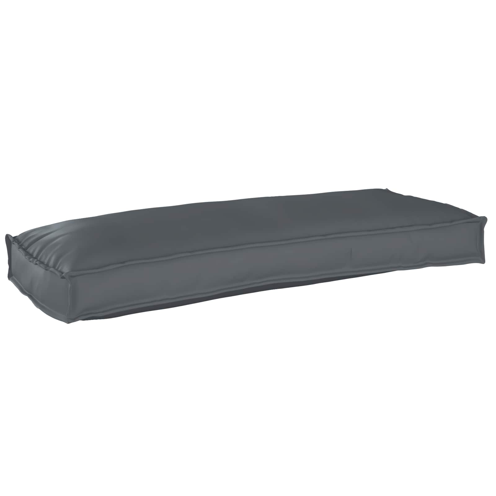 VidaXL Palettenkissen-Set 2-tlg. Anthrazit 100 x 40 x 8 cm Oxford-Stoff