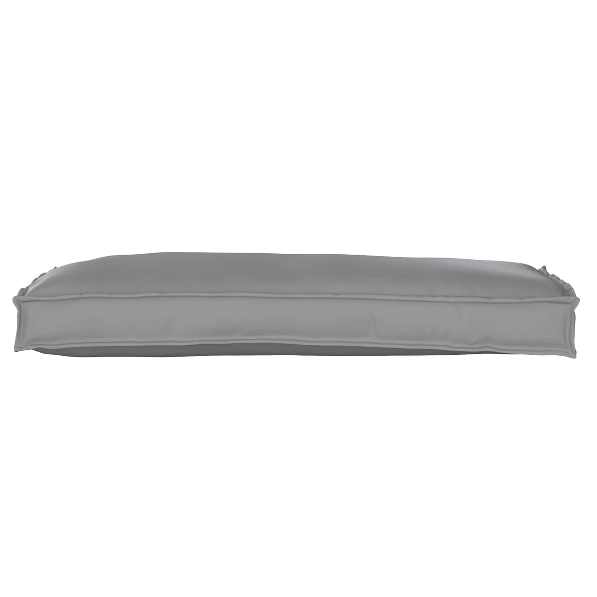VidaXL Palettenkissen-Set 2-tlg. Grau 100 x 40 x 8 cm Oxford-Stoff