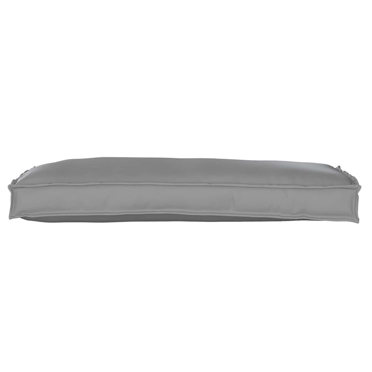 VidaXL Palettenkissen-Set 2-tlg. Grau 100 x 40 x 8 cm Oxford-Stoff